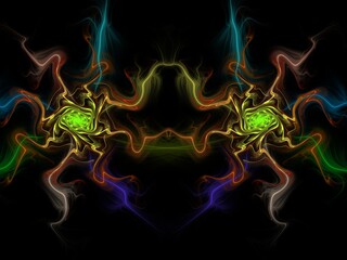 Imaginatory fractal background Image