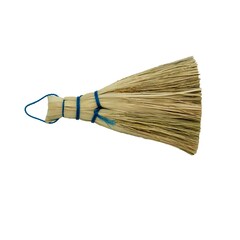 Mini  Broom Isolated on white pooja ki Jhadu