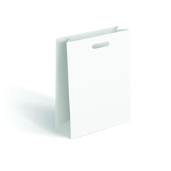 shopping bag mockup. vector illustration