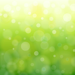 Fototapeta na wymiar Abstract green bokeh background.