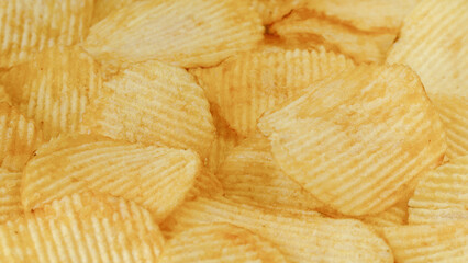 yellow and delicious chips on the table
