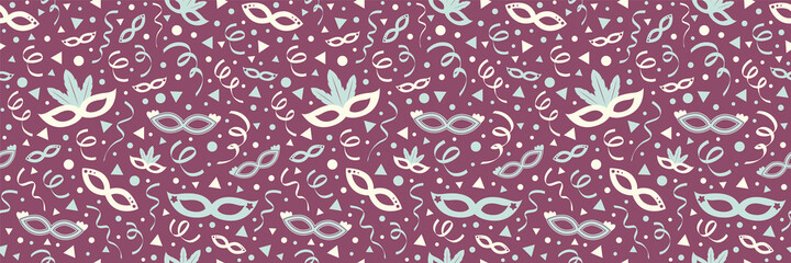Colorful wallpaper with texture for Carnival Party. Vector