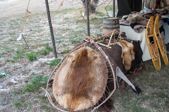 Fur and snowshoes at the Fort Union rendevous