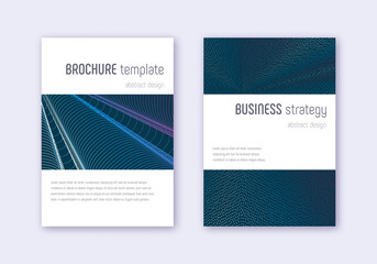 Fototapeta premium Minimalistic cover design template set. Red white 