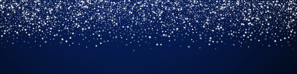 Amazing falling stars Christmas background. Subtle