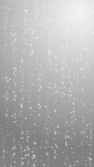 Beautiful snowfall Christmas background. Subtle fl