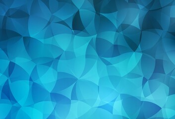 Obraz premium Light BLUE vector polygonal template.