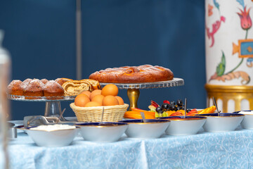 Buffet Dinner Restaurant Catering Food Concept