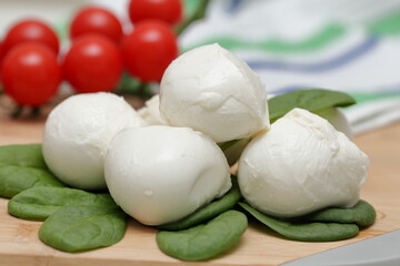 mozzarella cheese and tomatoes