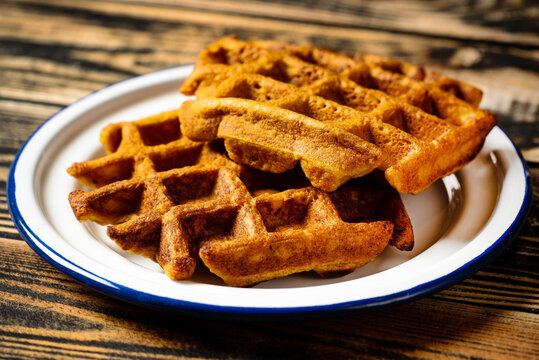 Gluten Free Pumpkin Belgian Waffle