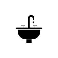 sink icon element of plumbing icon for mobile concept and web apps. Thin line sink icon can be used for web and mobile. Premium icon on white background
