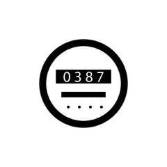 water meter icon element of plumbing icon for mobile concept and web apps. Thin line water meter icon can be used for web and mobile. Premium icon on white background