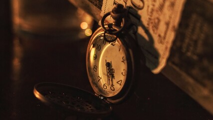 antique clock on the wall