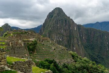 Peru, theUnesco world heritage ancient Inca site of Machu Picchu. 