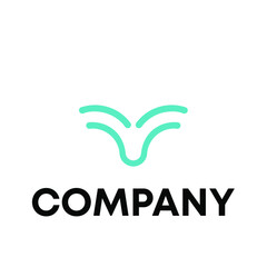 wings luxury logo design