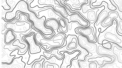 Contours vector topography. Geographic topography vector illustration. . Map on land vector terrain. Elevation graphic contour height lines. Topographic map.