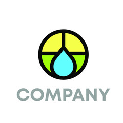 water drop logo design