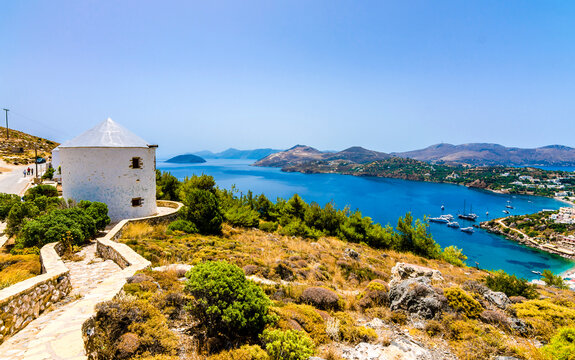 Panteli Village in Leros Island, Greece