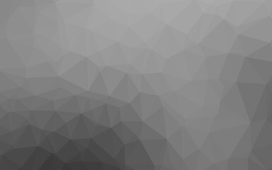 Fototapeta premium Light Silver, Gray vector low poly layout. Glitter abstract illustration with an elegant design. Template for a cell phone background.