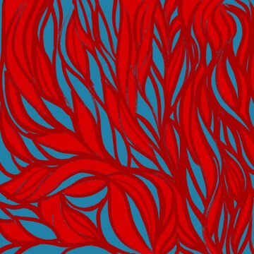 Sfondo floreale rosso texture foglie