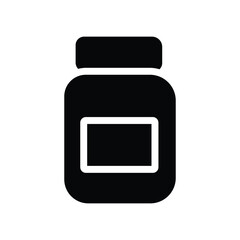 Medicine Medication Bottle Glyph icon