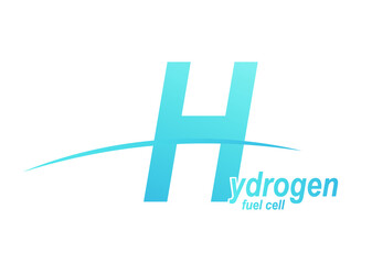 Logo of Hydrogen Fuel Cell in vector