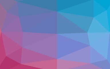 Obraz premium Light Blue, Red vector polygonal background. Glitter abstract illustration with an elegant design. New texture for your design.