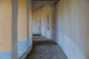 Fototapeta premium Passage in the European manor house.