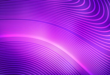Obraz premium Light Purple, Pink vector texture with bent lines.