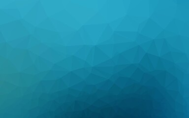 Fototapeta premium Light BLUE vector low poly cover.