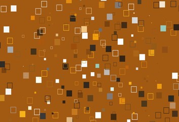 Light Orange vector background with rectangles.