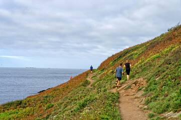 Randonn&eacute;e en bort de mer, GR34, Finist&egrave;re, Bretagne