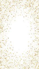 Gold stars luxury sparkling confetti. Scattered sm
