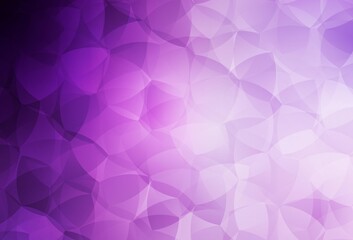 Obraz premium Light Purple, Pink vector shining triangular background.