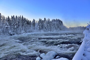 Storforsen Waterfall, Sweden