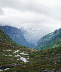 Fototapeta premium The Strynefjellet Valley in Norway