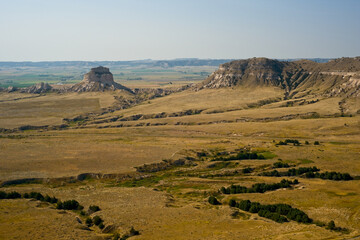 Scotts Bluff National Monument and Dome Rock