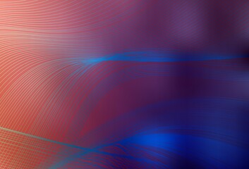 Dark Pink, Red vector abstract blurred layout.