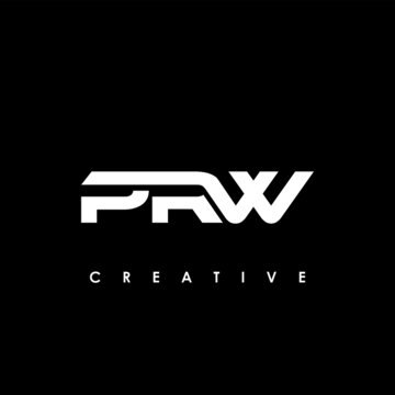 PRW Letter Initial Logo Design Template Vector Illustration