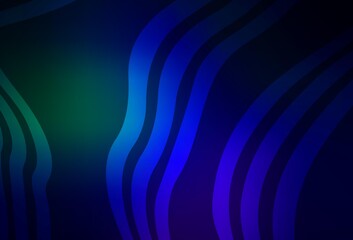 Dark Blue, Green vector template with lines.