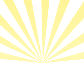Sunlight abstract yellow rays background. Bright yellow color burst backdrop vector illustration.
