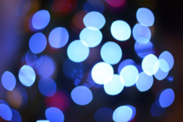 bokeh, a beautiful blur on a colored background