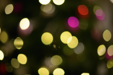 bokeh, a beautiful blur on a colored background