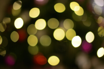 Obraz premium bokeh, a beautiful blur on a colored background