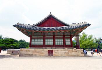 Obraz premium Gyeongbokgung Palace in Seoul, South Korea.