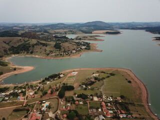 aerial view of the port country