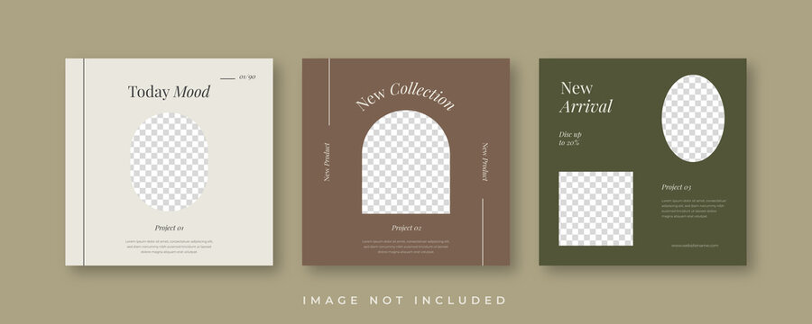 Fashion social media post template