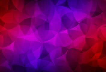 Dark Blue, Red vector pattern with random forms.