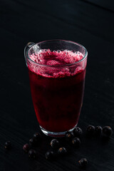 hot black currant tea