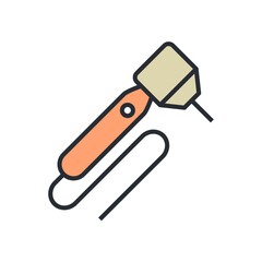 Dentist tools icon. Dental equipment symbol.